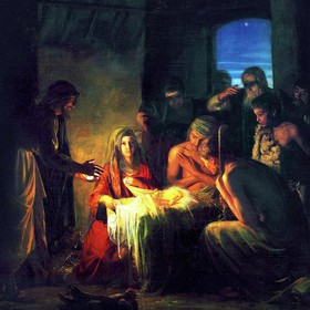 The Birth of Jesus by Carl Bloch